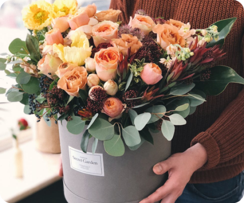 flowers in a pot