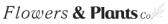 Flowers & Plants Co. Logo Flowers & Plants Co. Logo