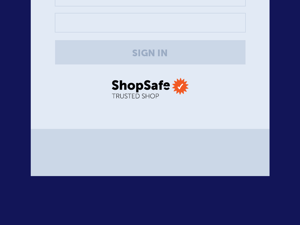 Show ShopSafe widget on your security page